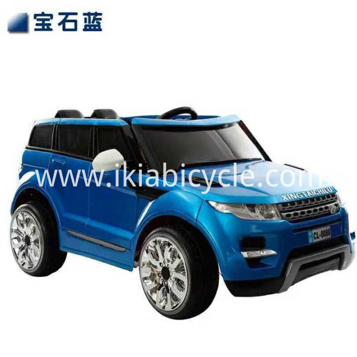 Blue Color Kid Toy Ride a kan Mota