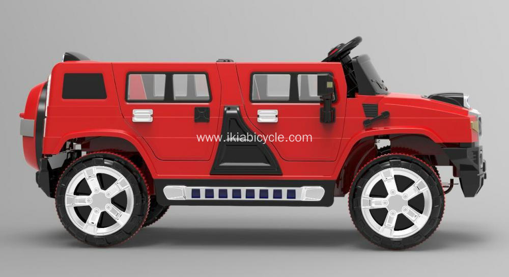 Motar Lantarki Red Color Ride a kan Motar